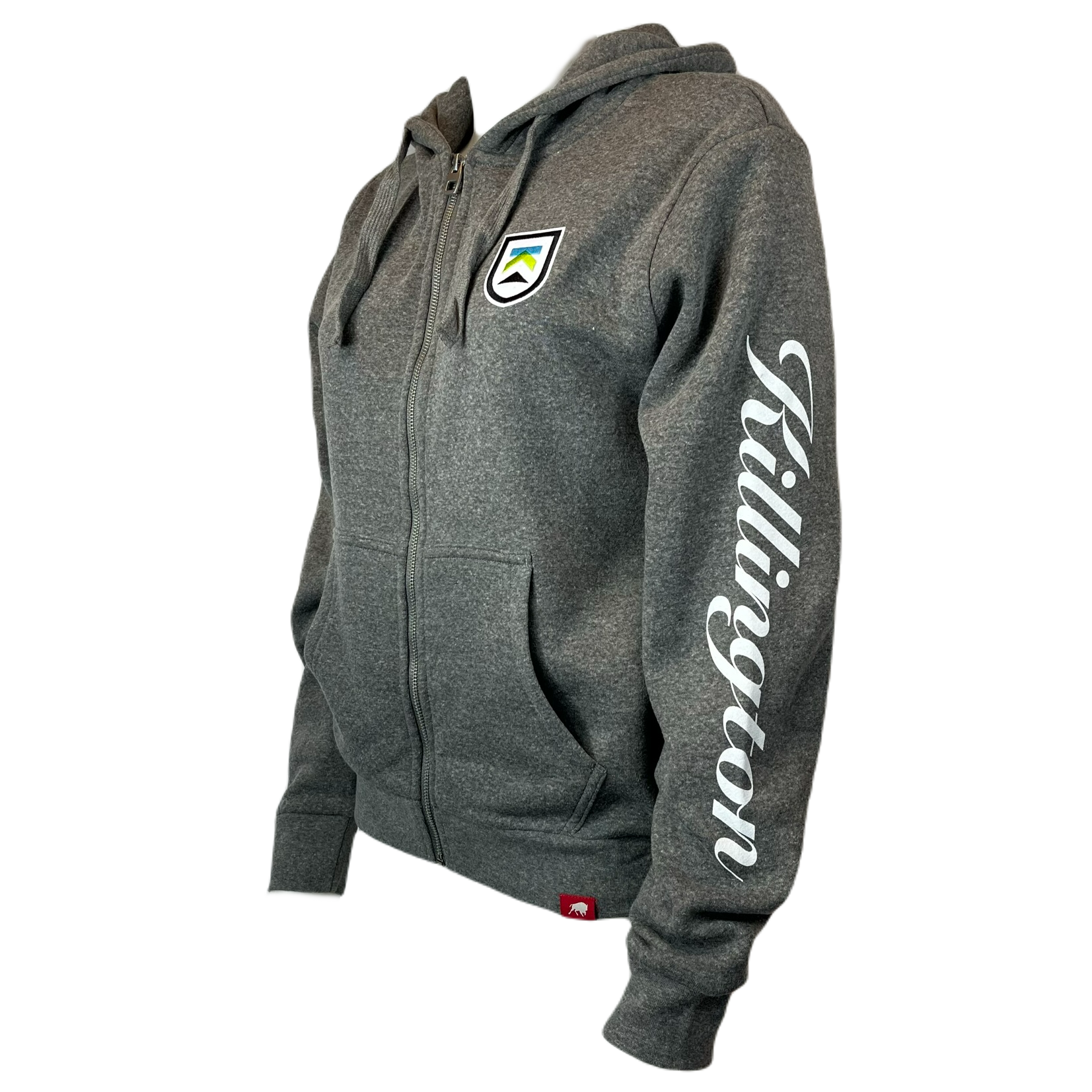 Killington Logo Women's Ally Zip Up Hoodie-Heathered Grey-Killington Sports