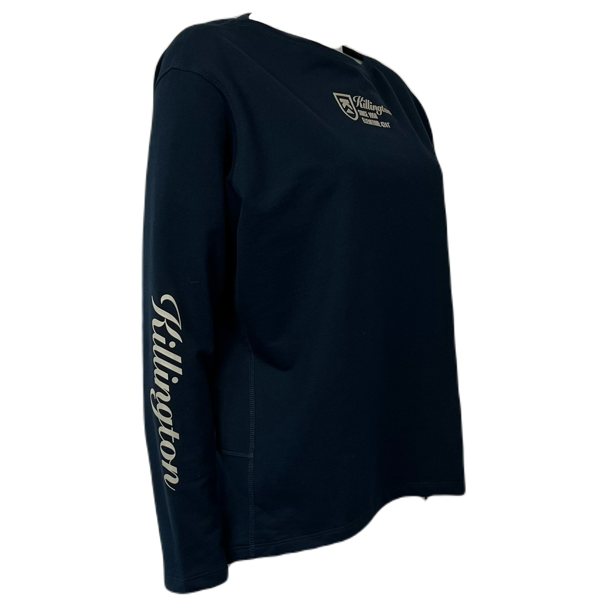 Killington Logo Womens Elevated Long Sleeve Tee-Navy-Killington Sports