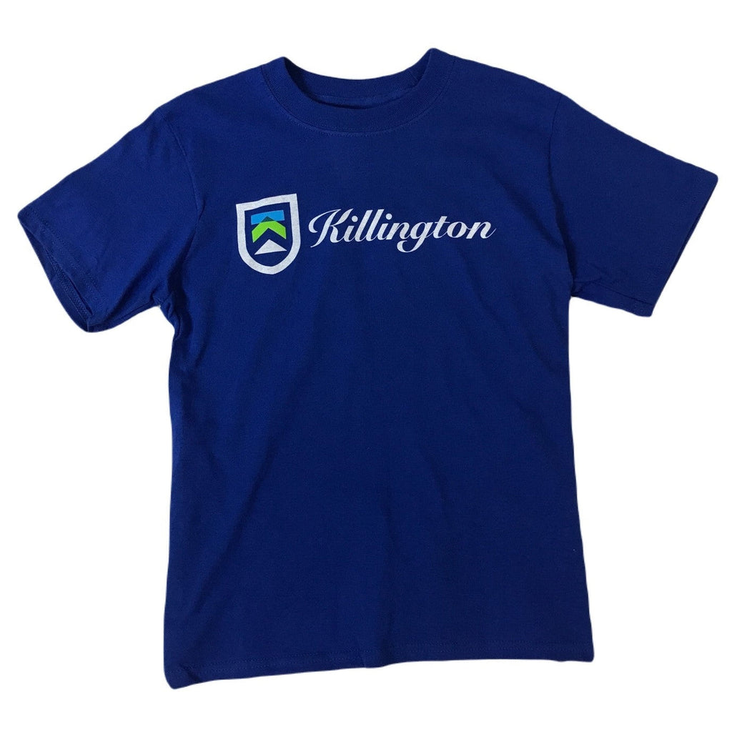 Killington Logo Youth Script TShirt-True Royal-Killington Sports