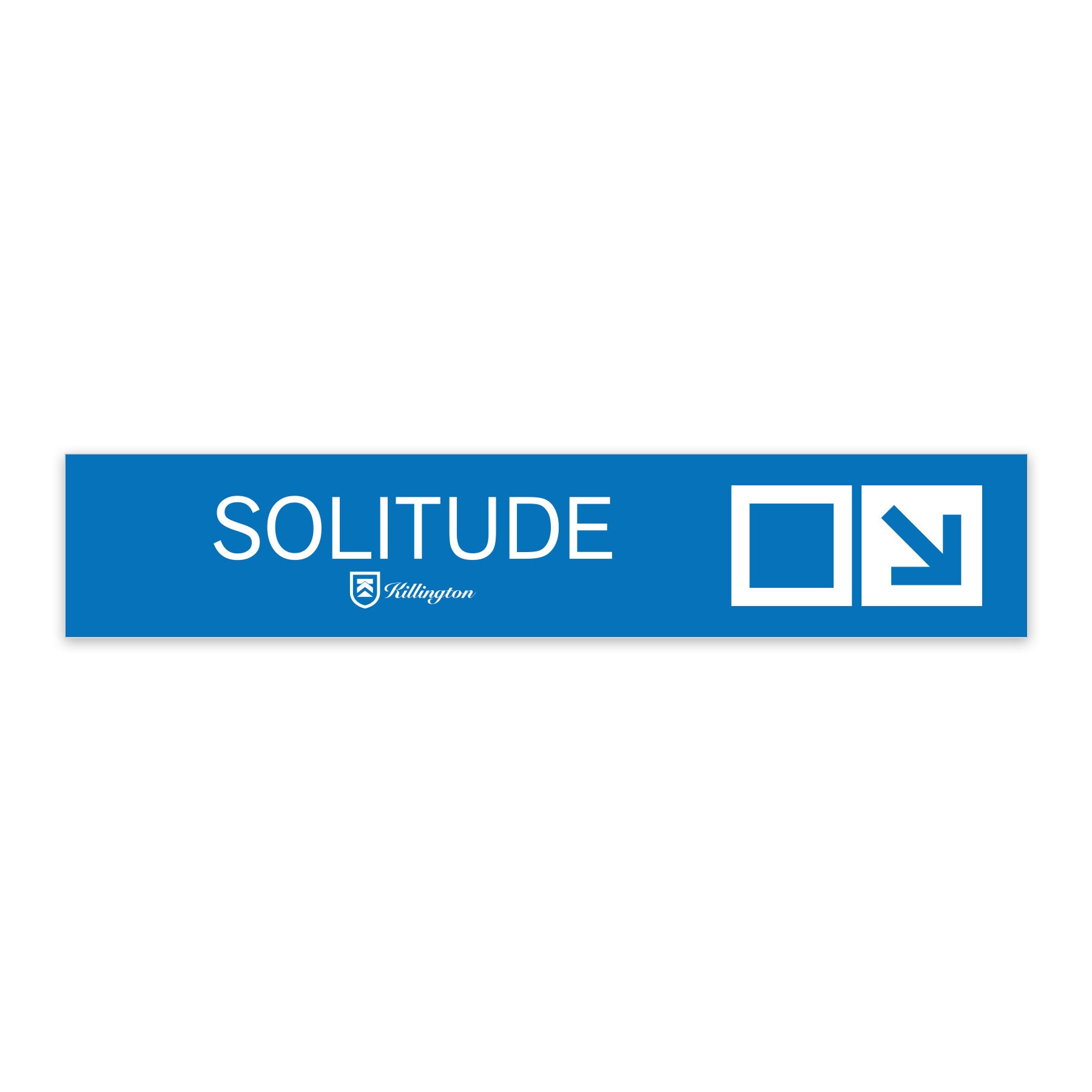 Killington MINI Metal Trail Signs-Solitude-Killington Sports