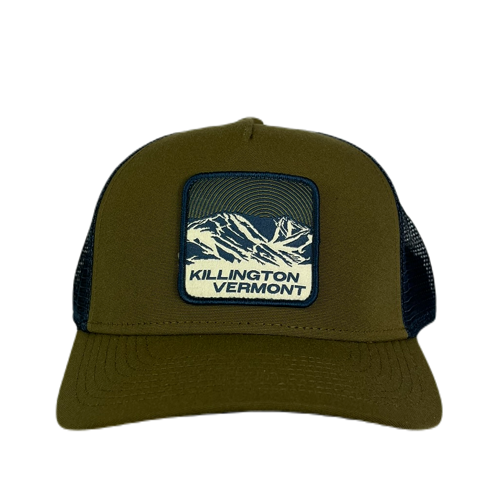 Killington Mountain Pulse 6P Trucker-Dark Olive-Killington Sports