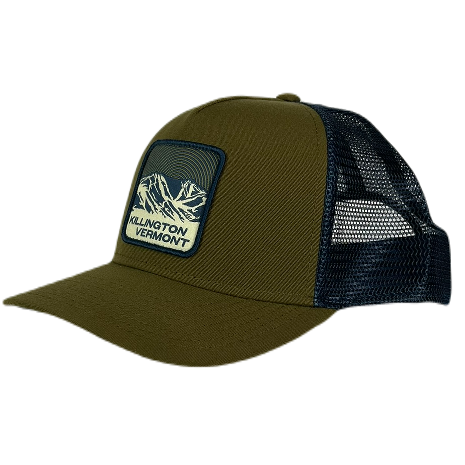 Killington Mountain Pulse 6P Trucker-Dark Olive-Killington Sports