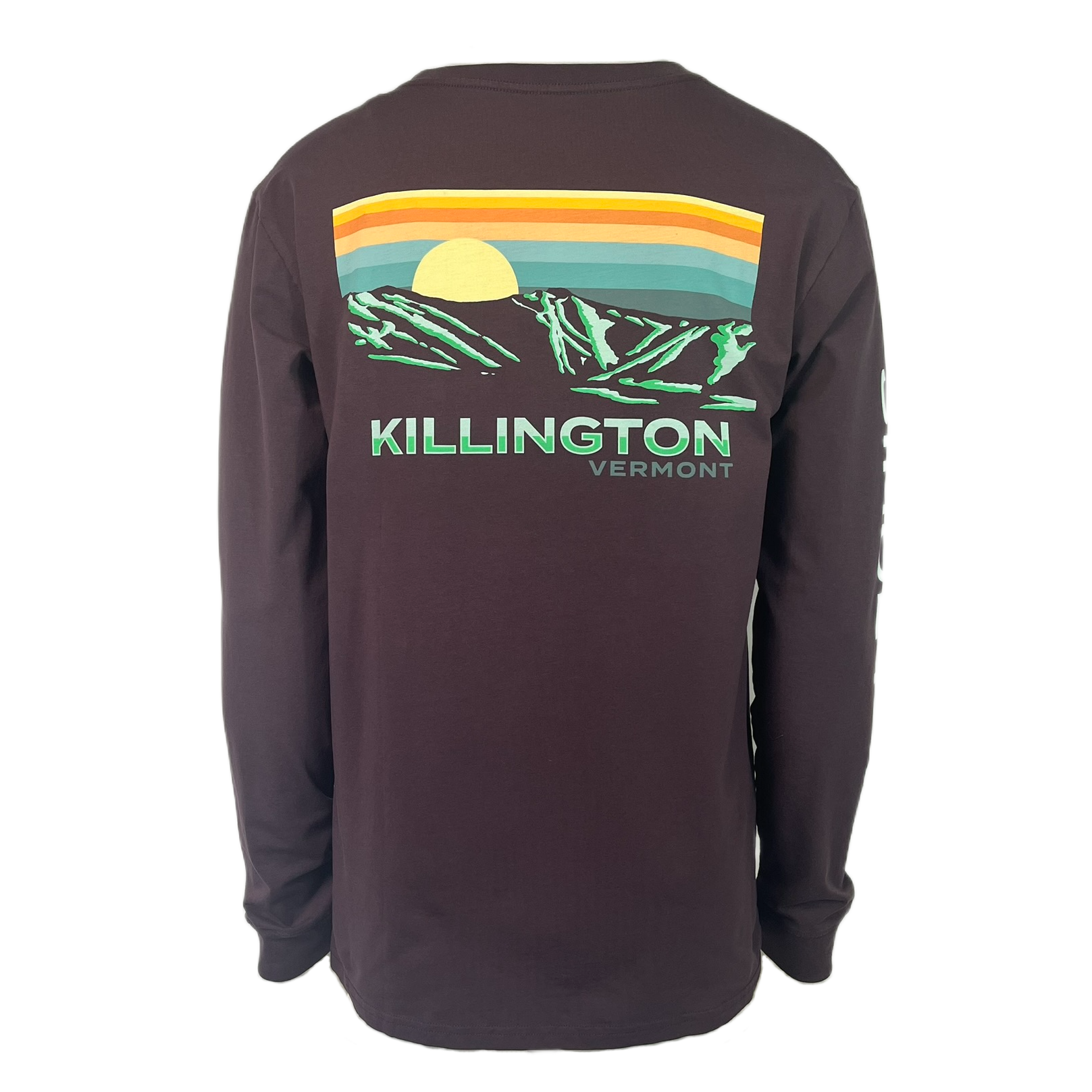 Killington Mountain Sun Core Long Sleeve Tee-Raisin-Killington Sports