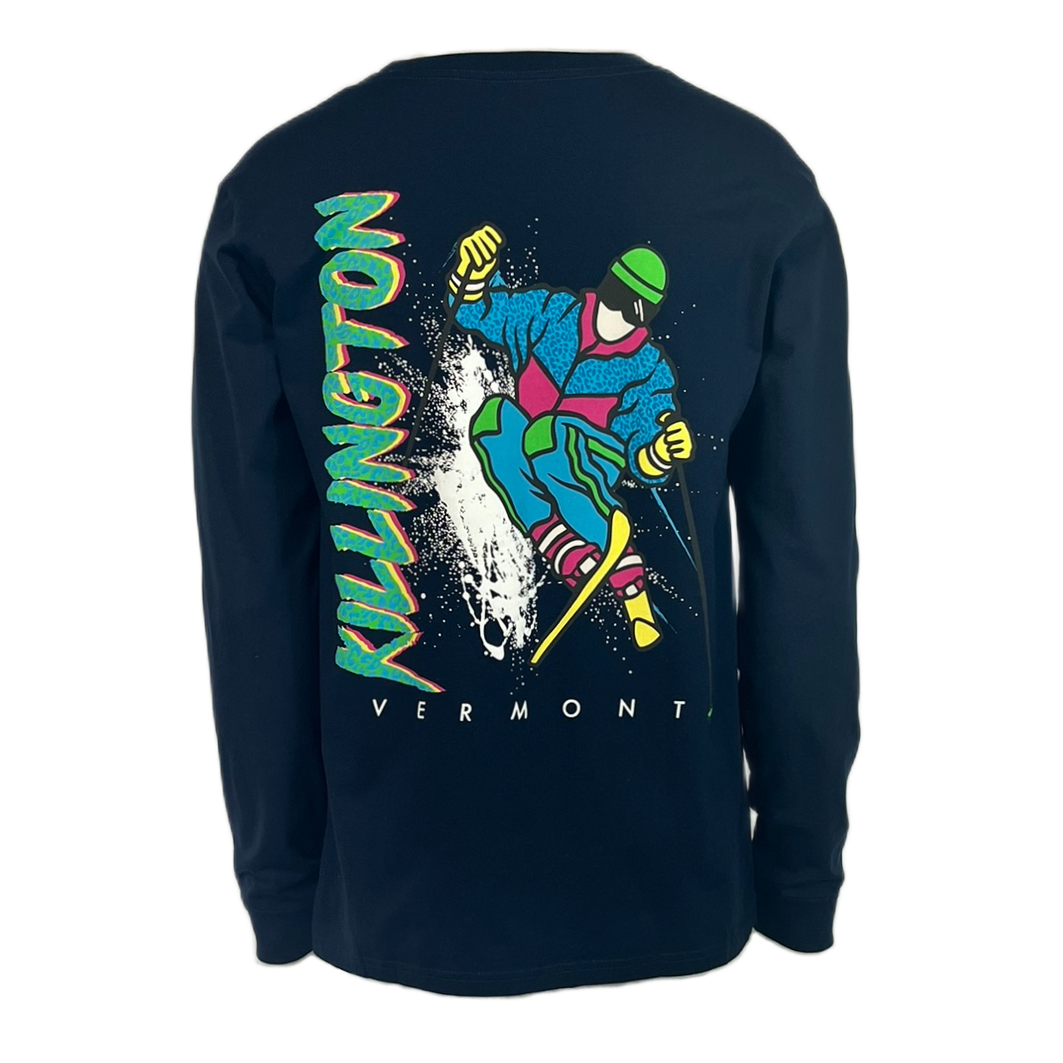 Killington Rad Skier Core Long Sleeve Tee-Killington Sports