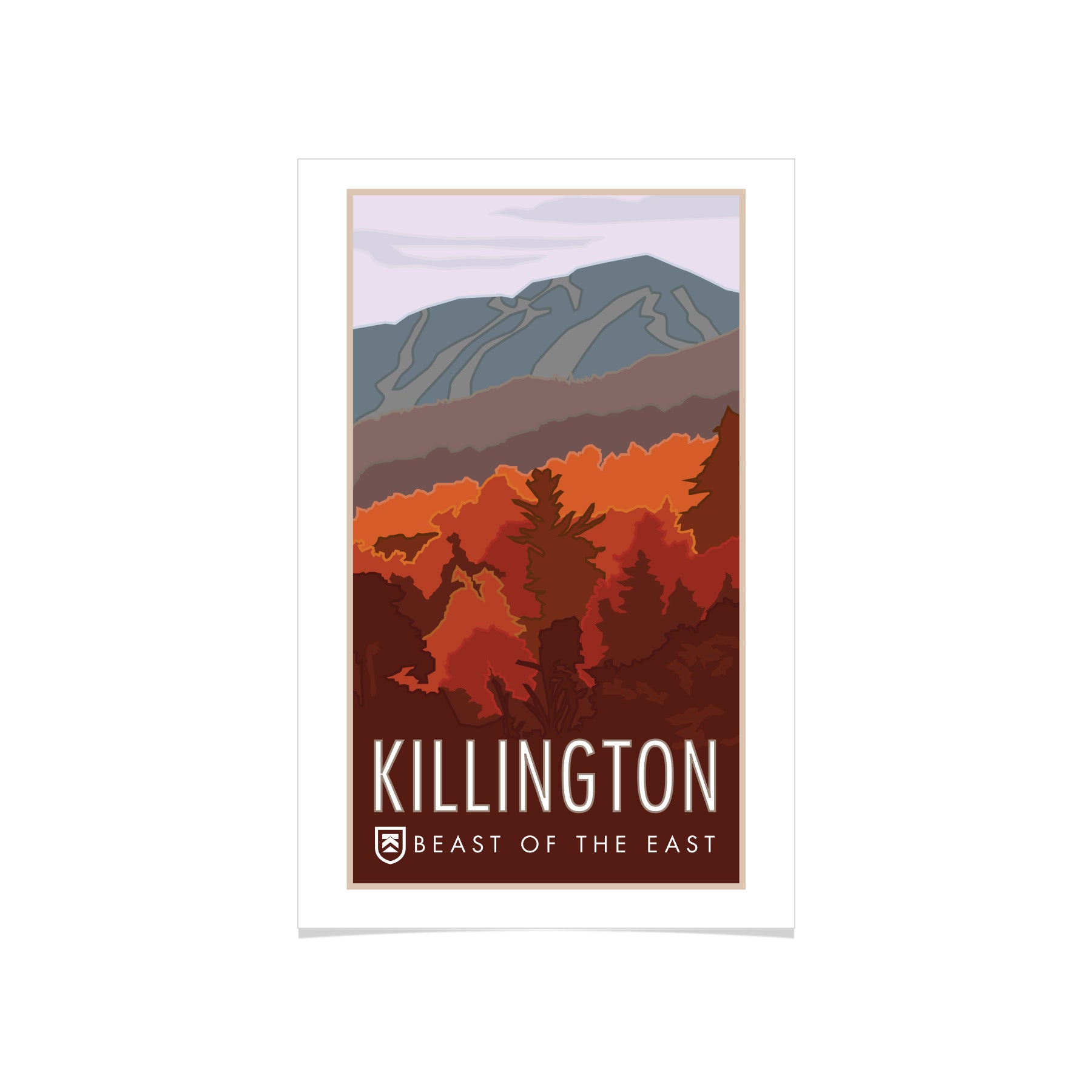 Killington Seasons PeelGood Stickers-Killington Autumn - Beast of the East-Killington Sports