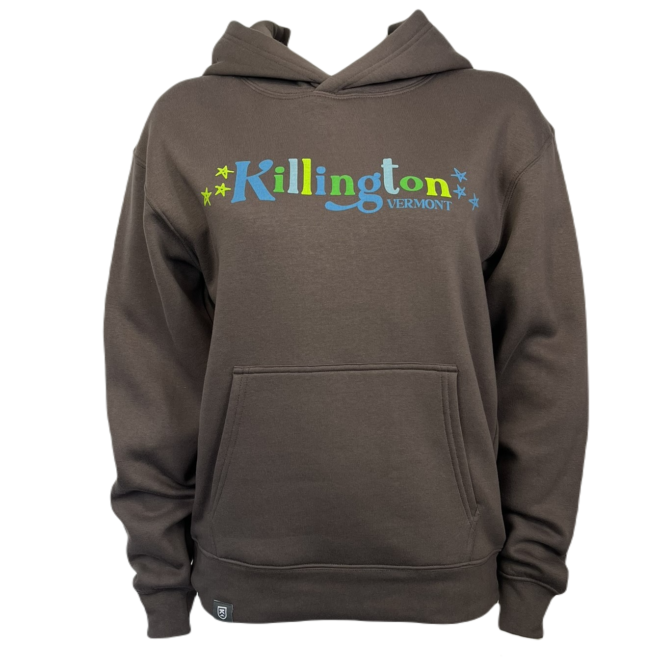 Killington Women's Hippie Wordmark Hoodie-Carbon-Killington Sports