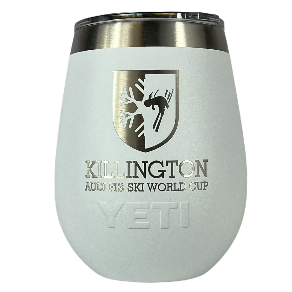 Killington World Cup Yeti Rambler® 10 oz Wine Tumbler-White-Killington Sports