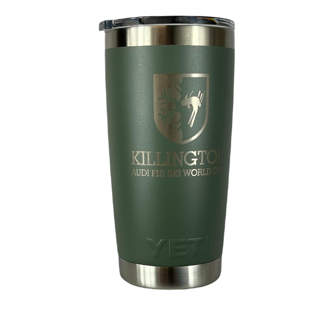 Killington World Cup Yeti Rambler® 20 oz Tumbler with Magslider™ Lid-Canopy Green-Killington Sports