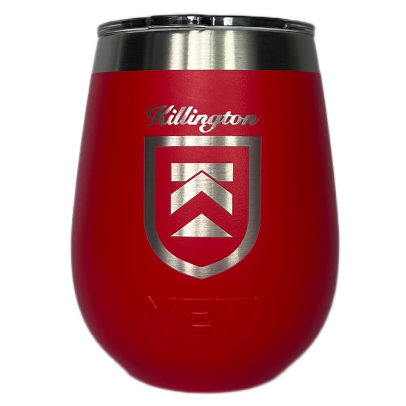 Killington Yeti Rambler® 10 oz Wine Tumbler W/ Magslider Lid-Rescue Red-Killington Sports