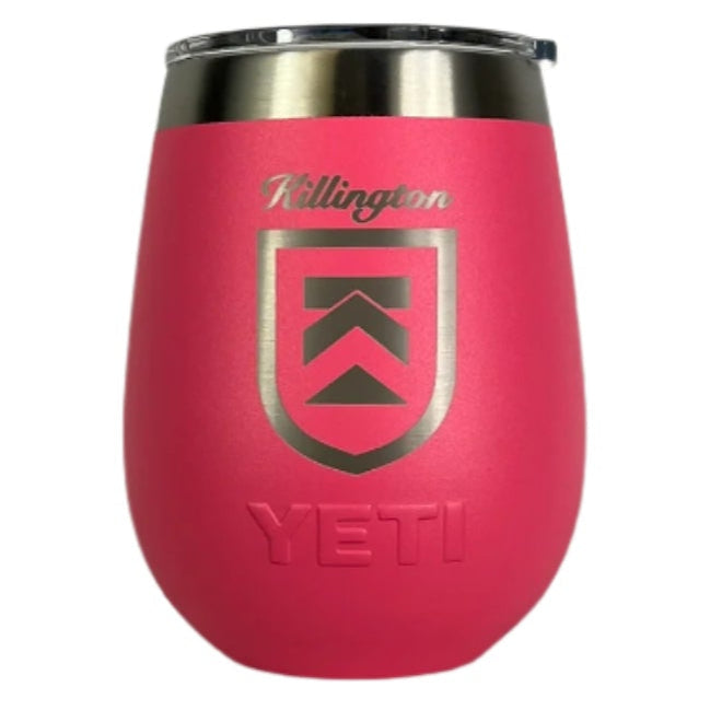 Killington Yeti Rambler® 10 oz Wine Tumbler W/ Magslider Lid-Tropical Pink-Killington Sports