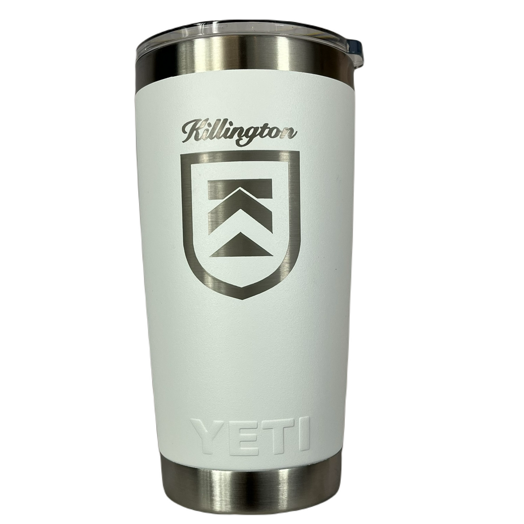 Killington Yeti Rambler® 20 oz Tumbler with Magslider™ Lid-White-Killington Sports