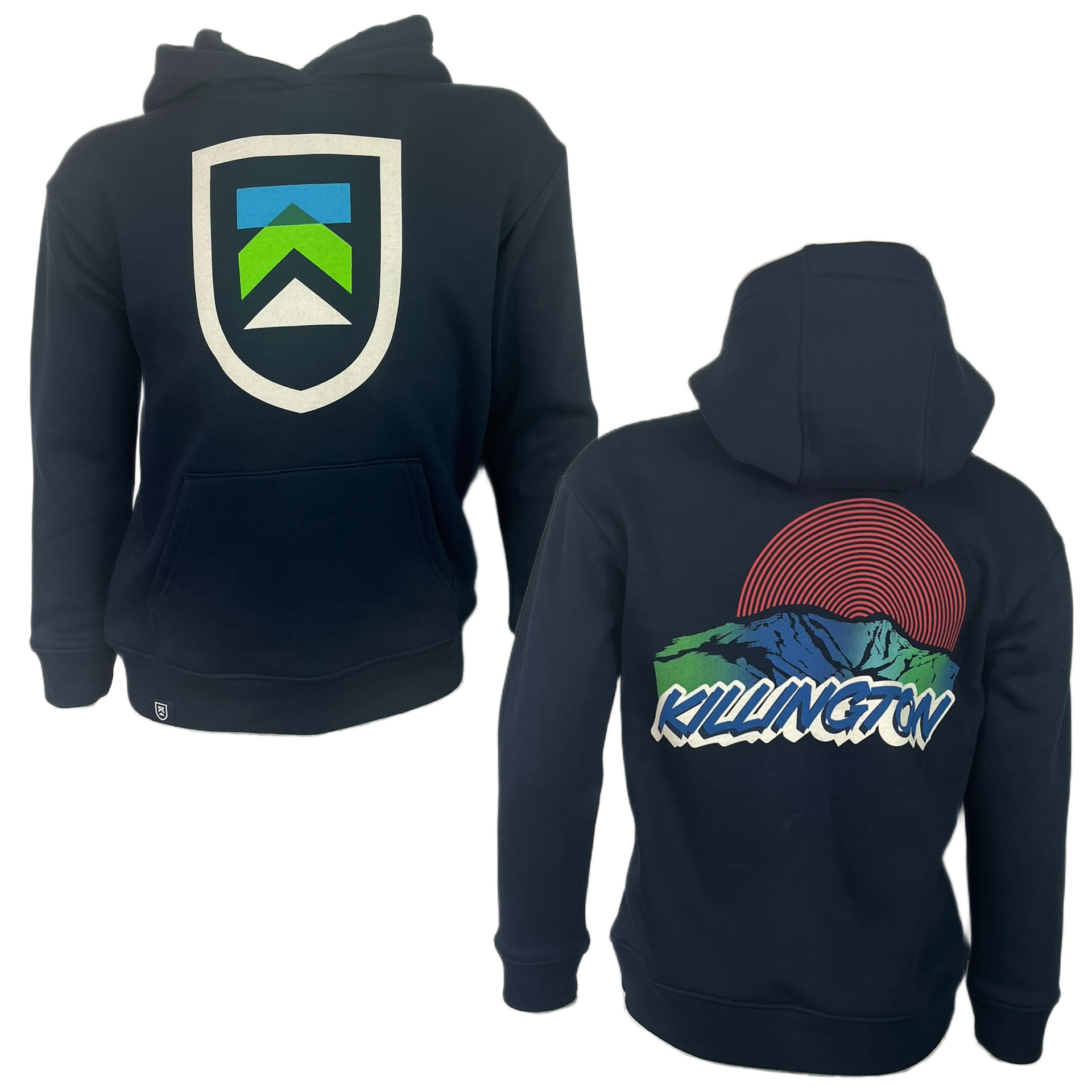 Killington Youth Chill Sunrise Hoodie-Classic Navy-Killington Sports