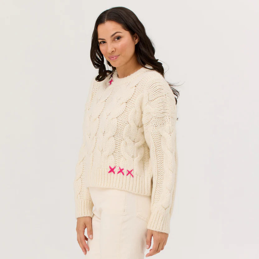 Krimson Klover Women's Frea Cable Sweater-Killington Sports