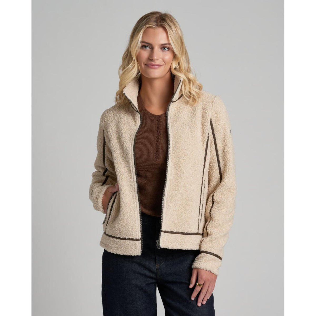Kuhl Women's Durango Sherpa Jacket-Natural-Killington Sports