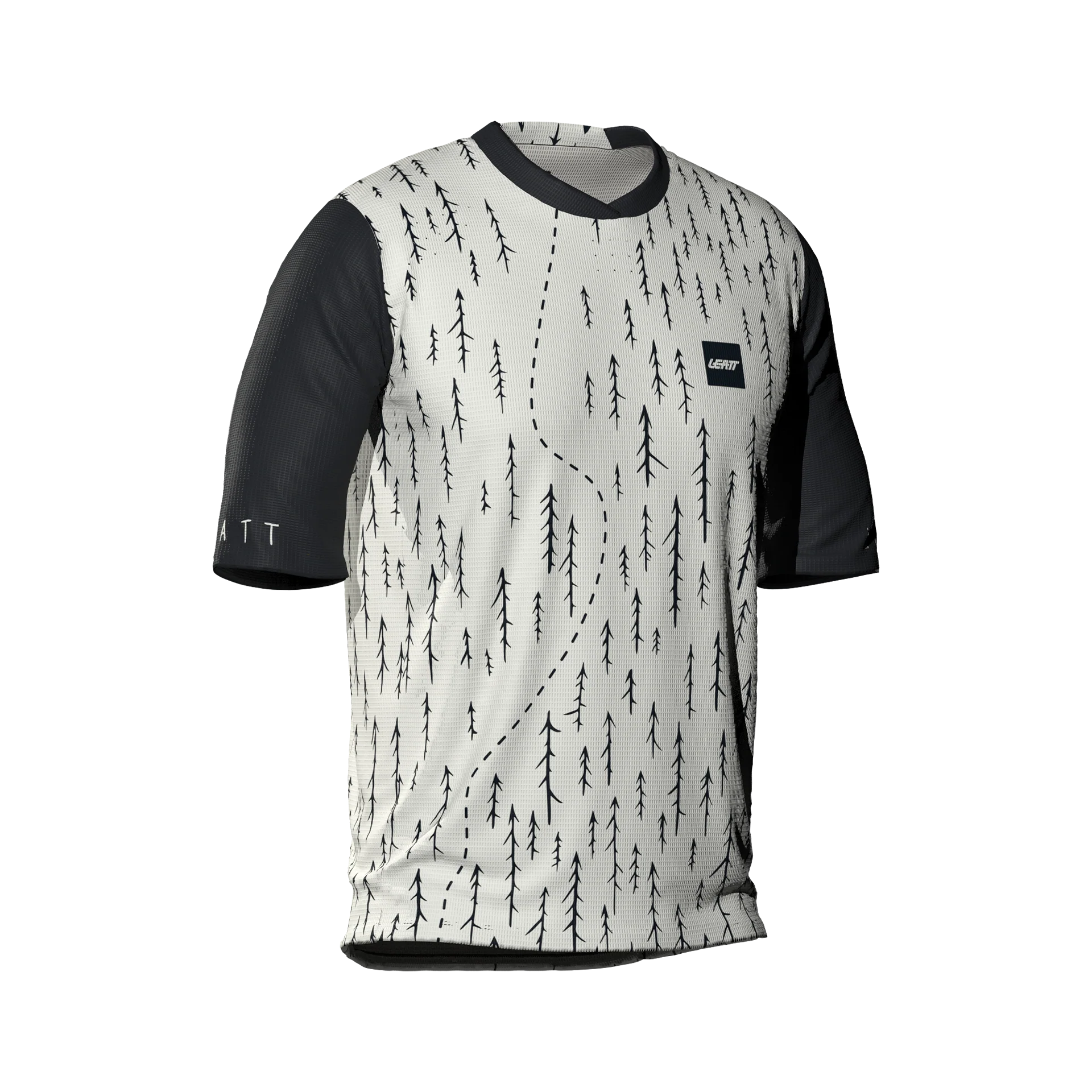 Leatt Junior Jersey MTB Gravity 4.0-White Trails-Killington Sports