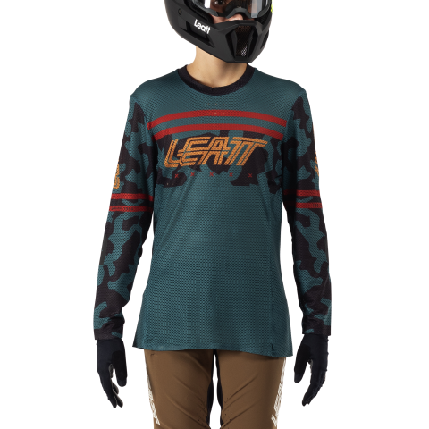 Leatt Junior's Jersey MTB Gravity 4.0-Teal-Killington Sports