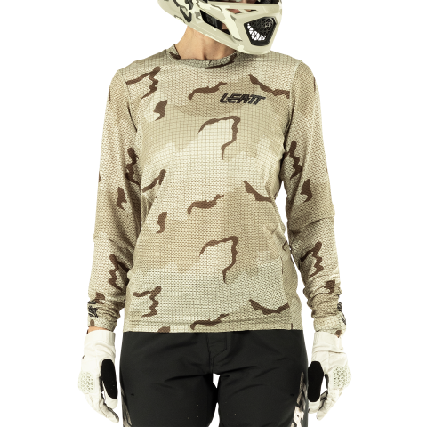 Leatt Women's Long Sleeve Jersey MTB Gravity 4.0-Desert-Killington Sports