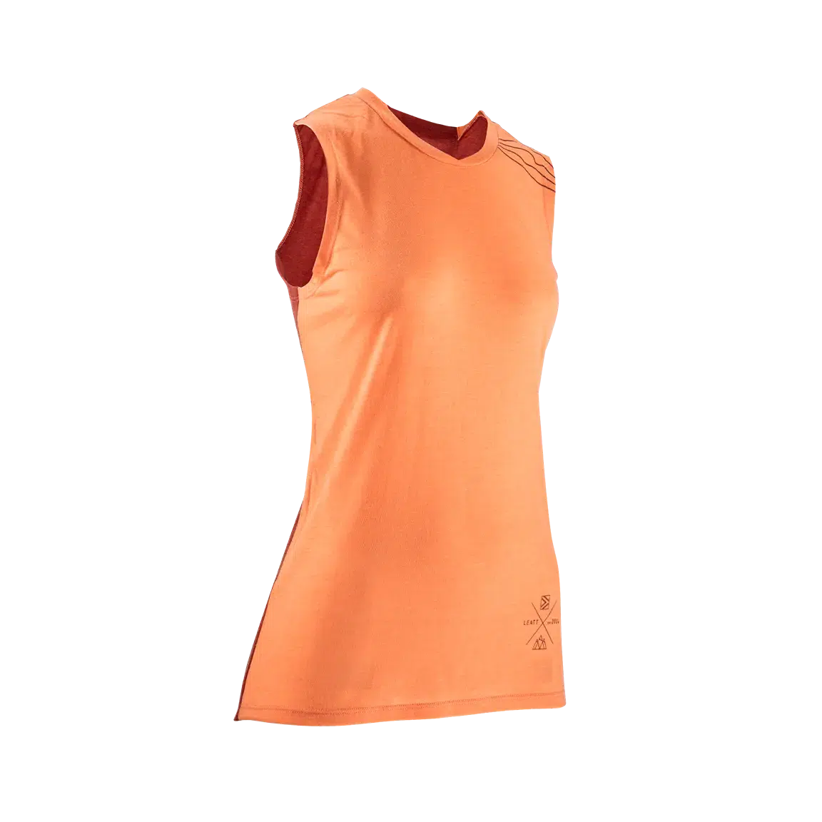 Leatt Women's Tank Top AllMtn 2.0-Peach-Killington Sports
