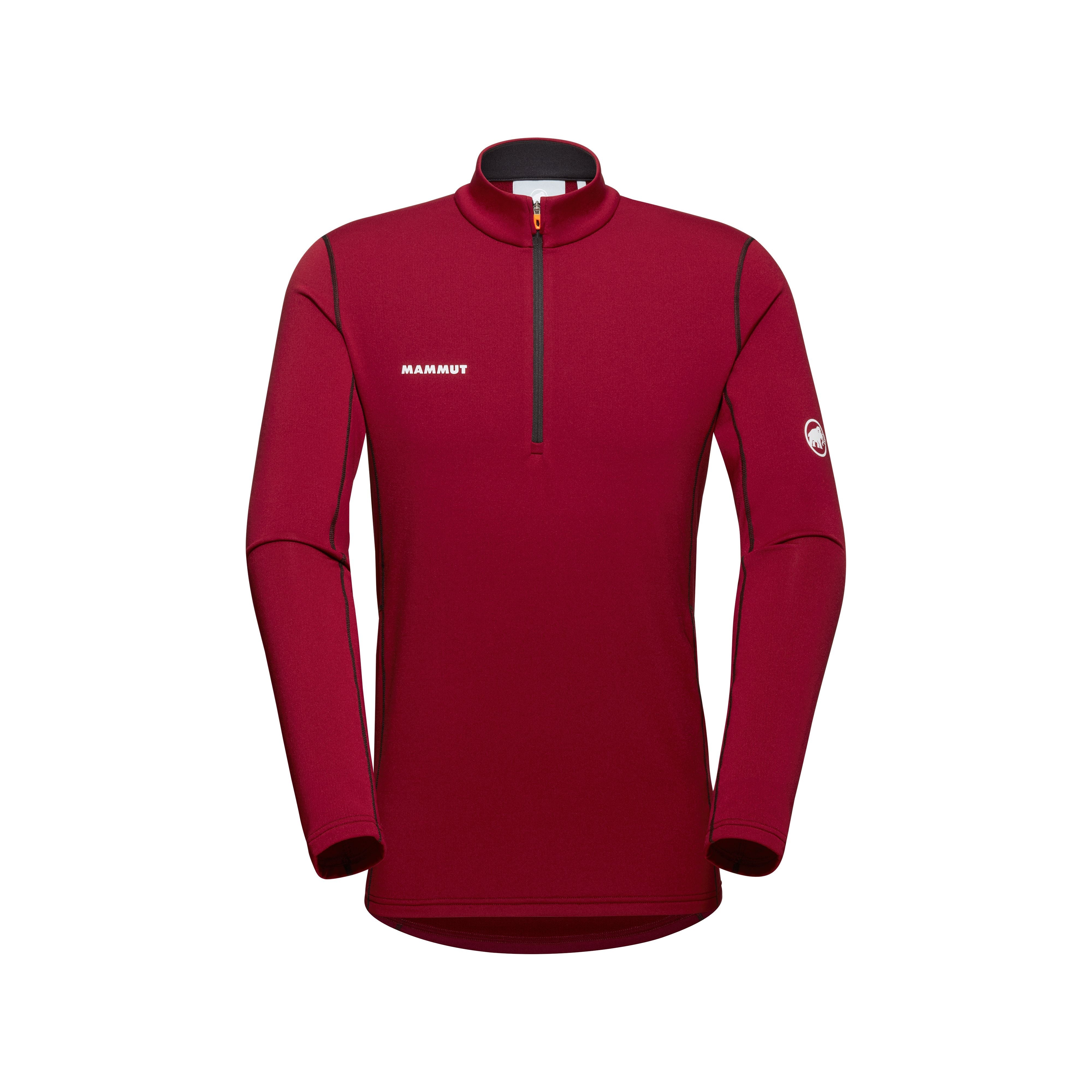 Mammut Men's Aenergy ML Half Zip Pull-Blood Red/Black-Killington Sports