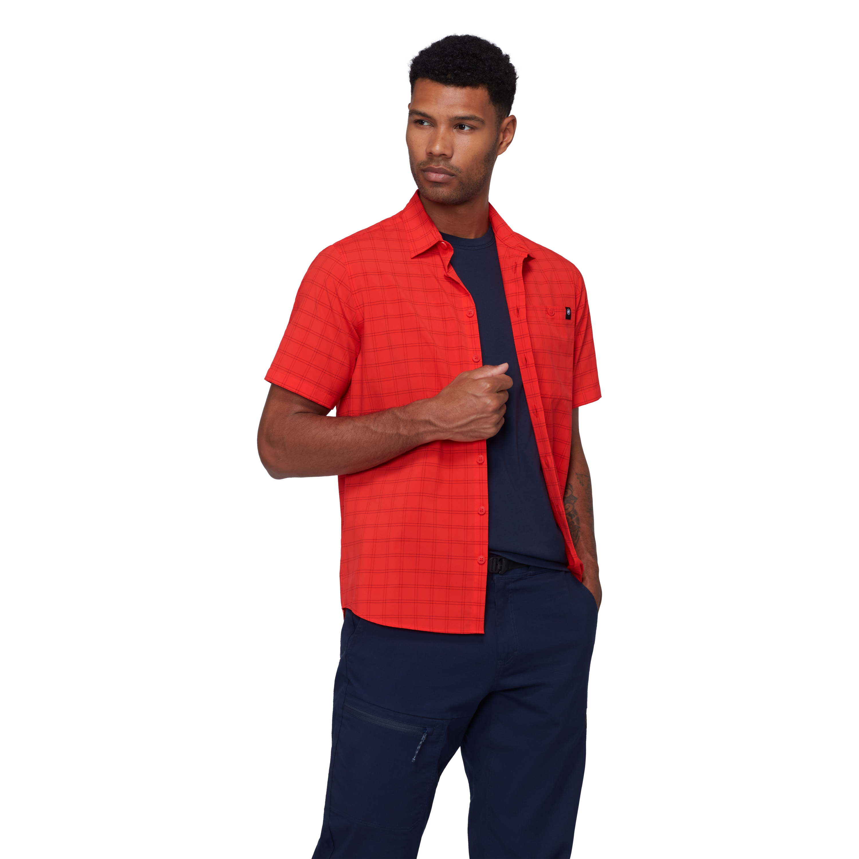 Mammut Men's Lenni Shirt-Mammut Red/Dark Mammut Red-Killington Sports