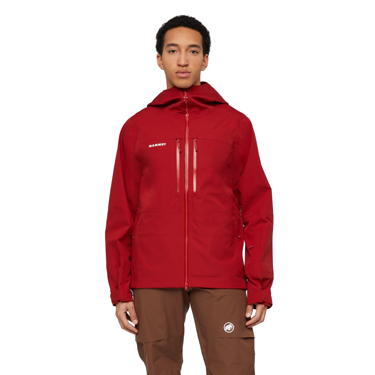 Mammut Men's Stoney HS Hooded Jacket-Dark Mammut Red-Killington Sports