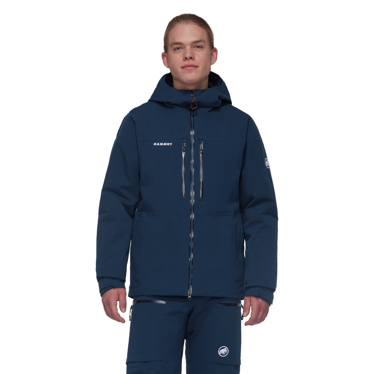 Mammut Men's Stoney HS Thermo Hooded Jacket-Marine-Killington Sports