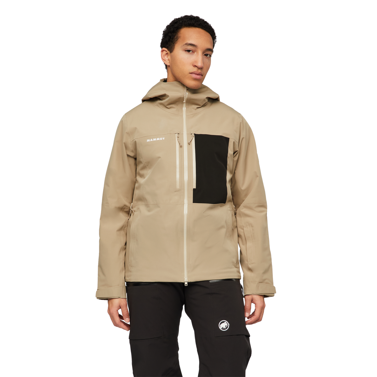 Mammut Men's Stoney HS Thermo Hooded Jacket-Sablun-Black-Killington Sports