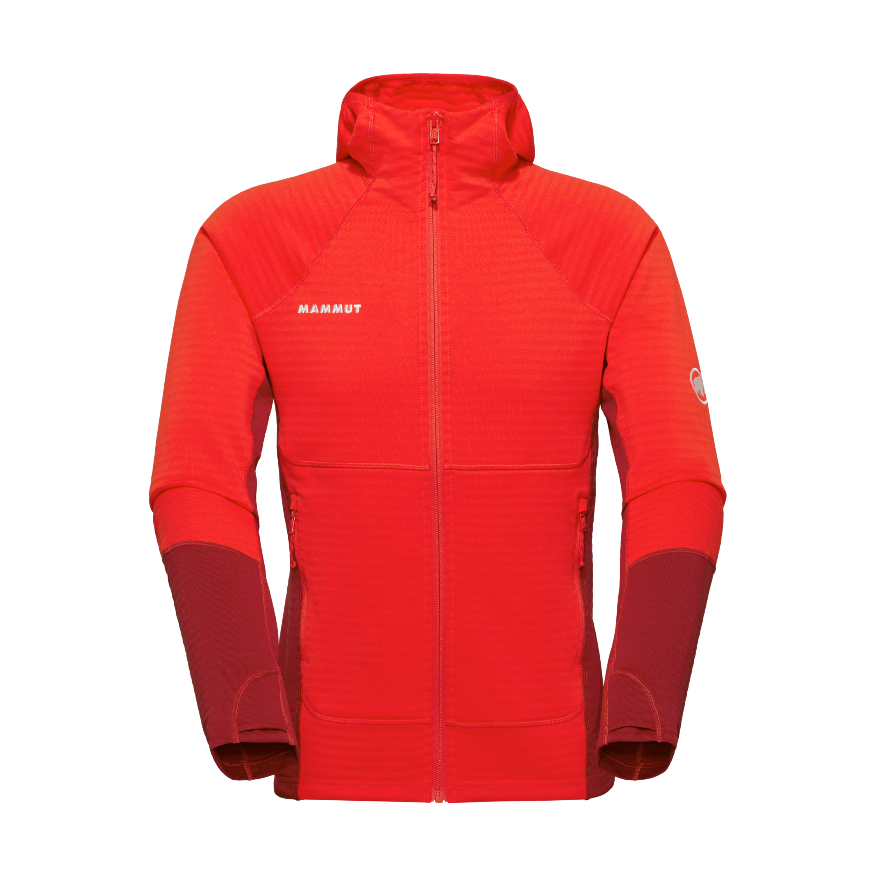 Mammut Men's Taiss ML Hooded Jacket-Mammut Red/Dark Mammut Red-Killington Sports