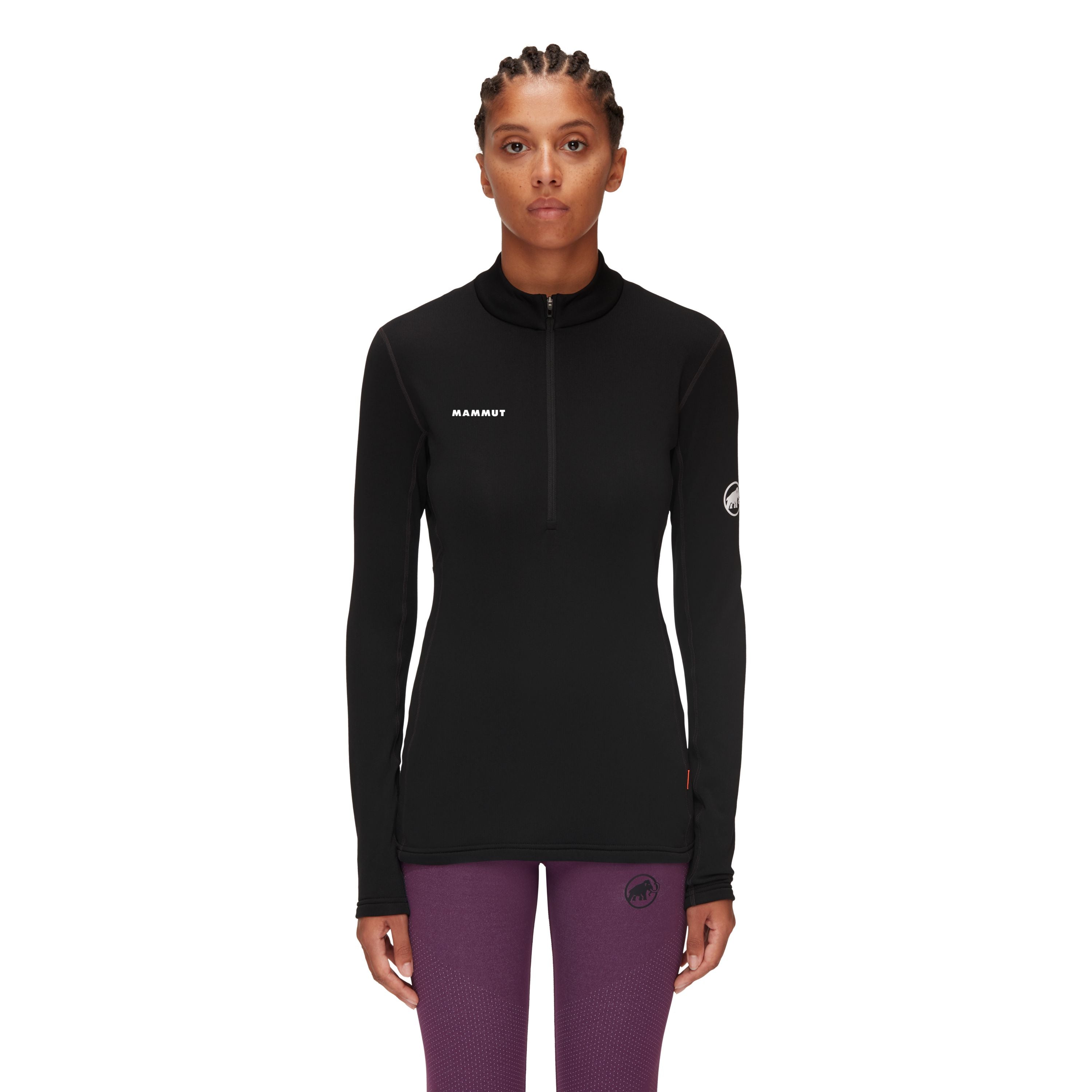 Mammut Women's Aenergy ML Half Zip Pull-Black-Killington Sports