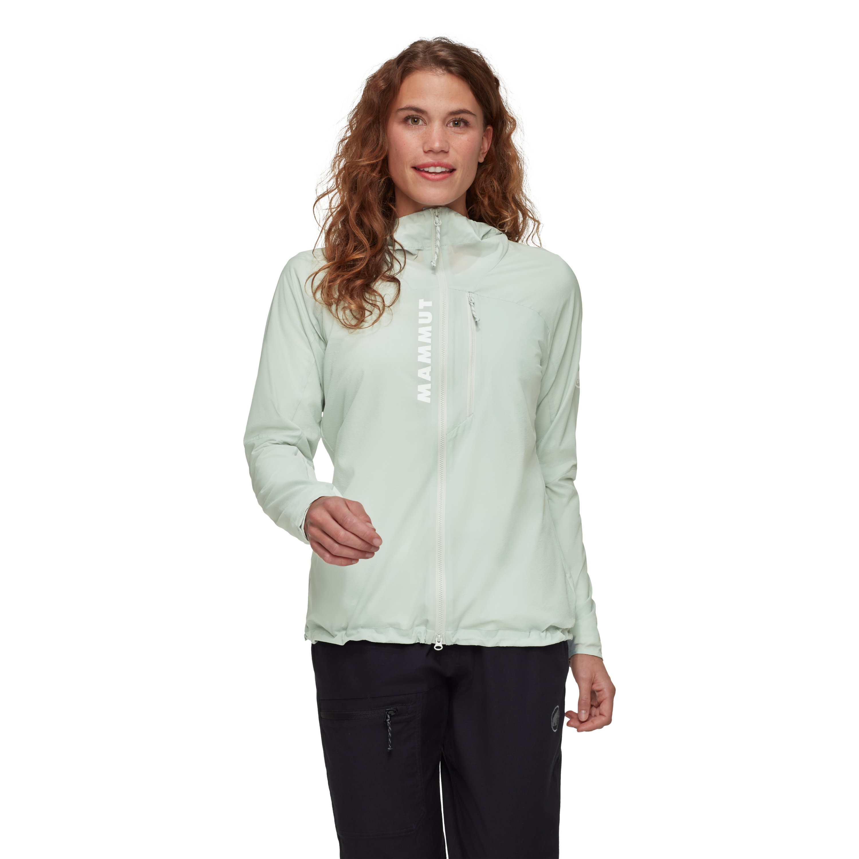 Mammut Women's Aenergy WB Hooded Jacket-Silver Sage-Killington Sports