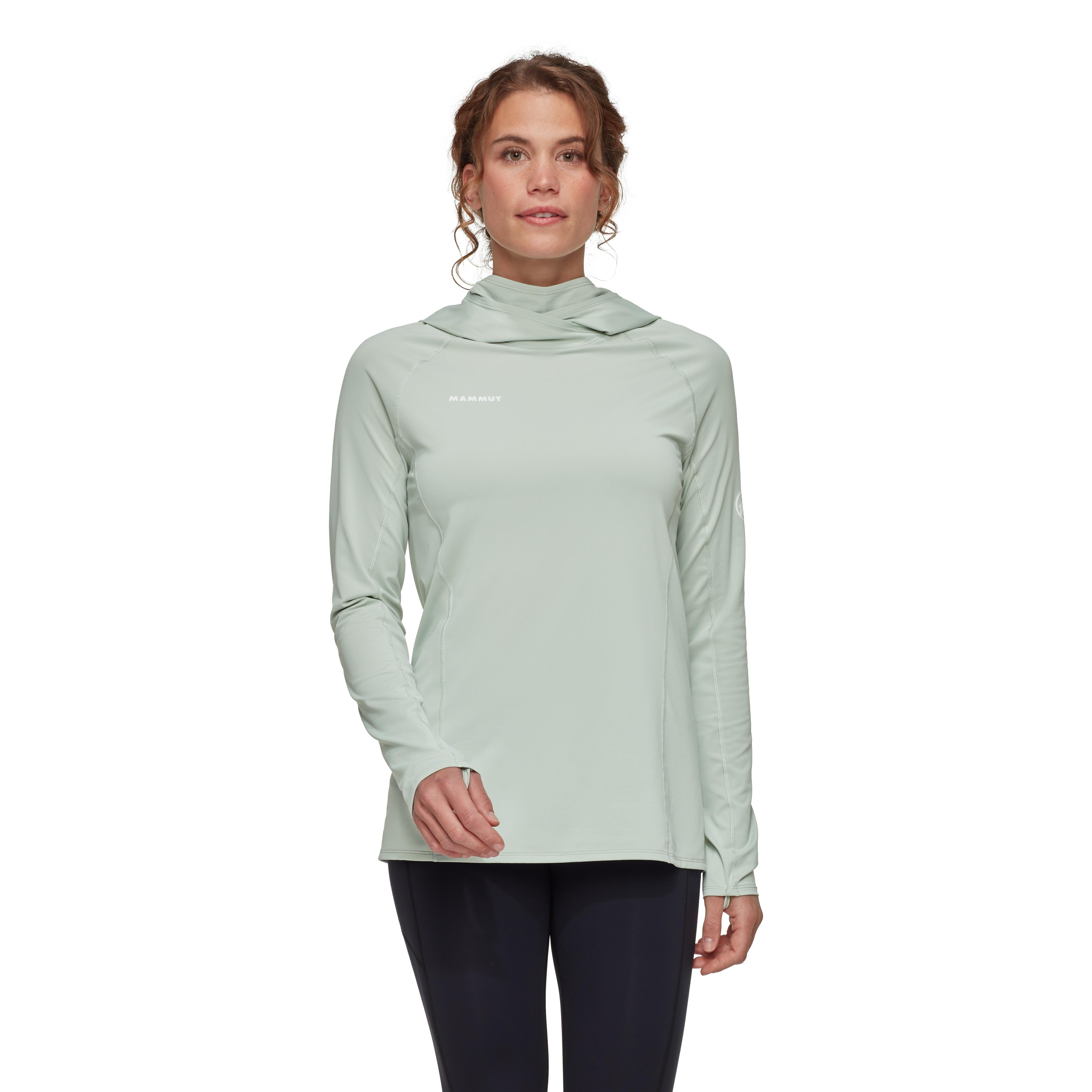 Mammut Women's Selun FL Sun Hoody-Silver Sage-Killington Sports