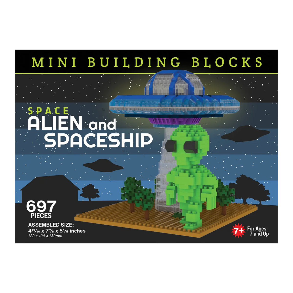 Mini Building Blocks - Alien & Spaceship-Alien & Spaceship-Killington Sports