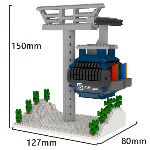 Mini Building Blocks - Killington Gondola-Gondola-Killington Sports