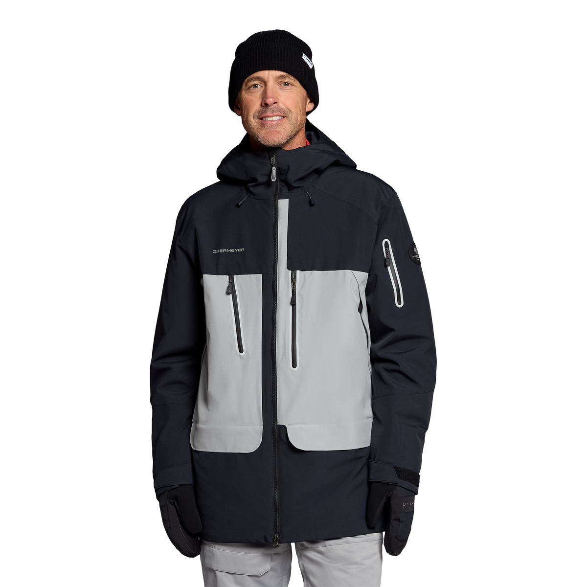 Obermeyer Men's Cirque Jacket-Black II-Killington Sports