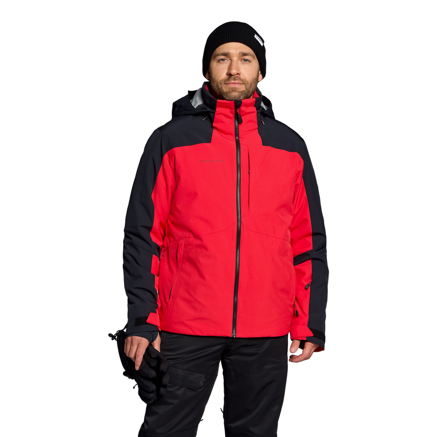 Obermeyer Men's Foundation Jacket-Roma Red-Killington Sports