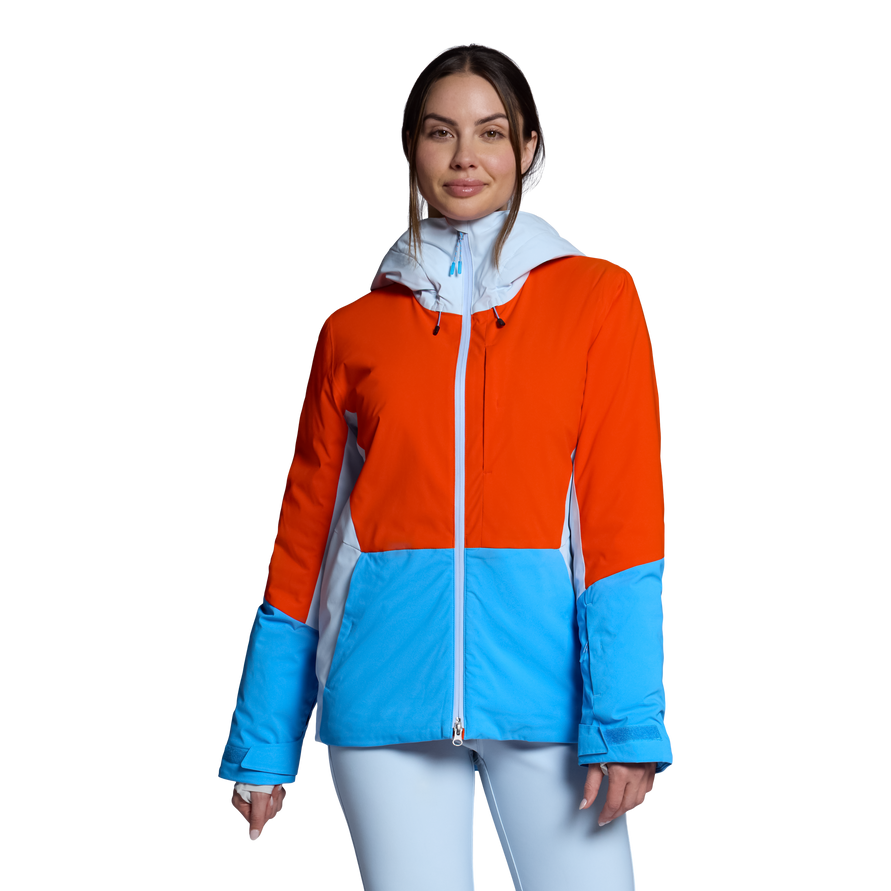 Obermeyer Women's Skyward Jacket-High Kick Orange-Killington Sports