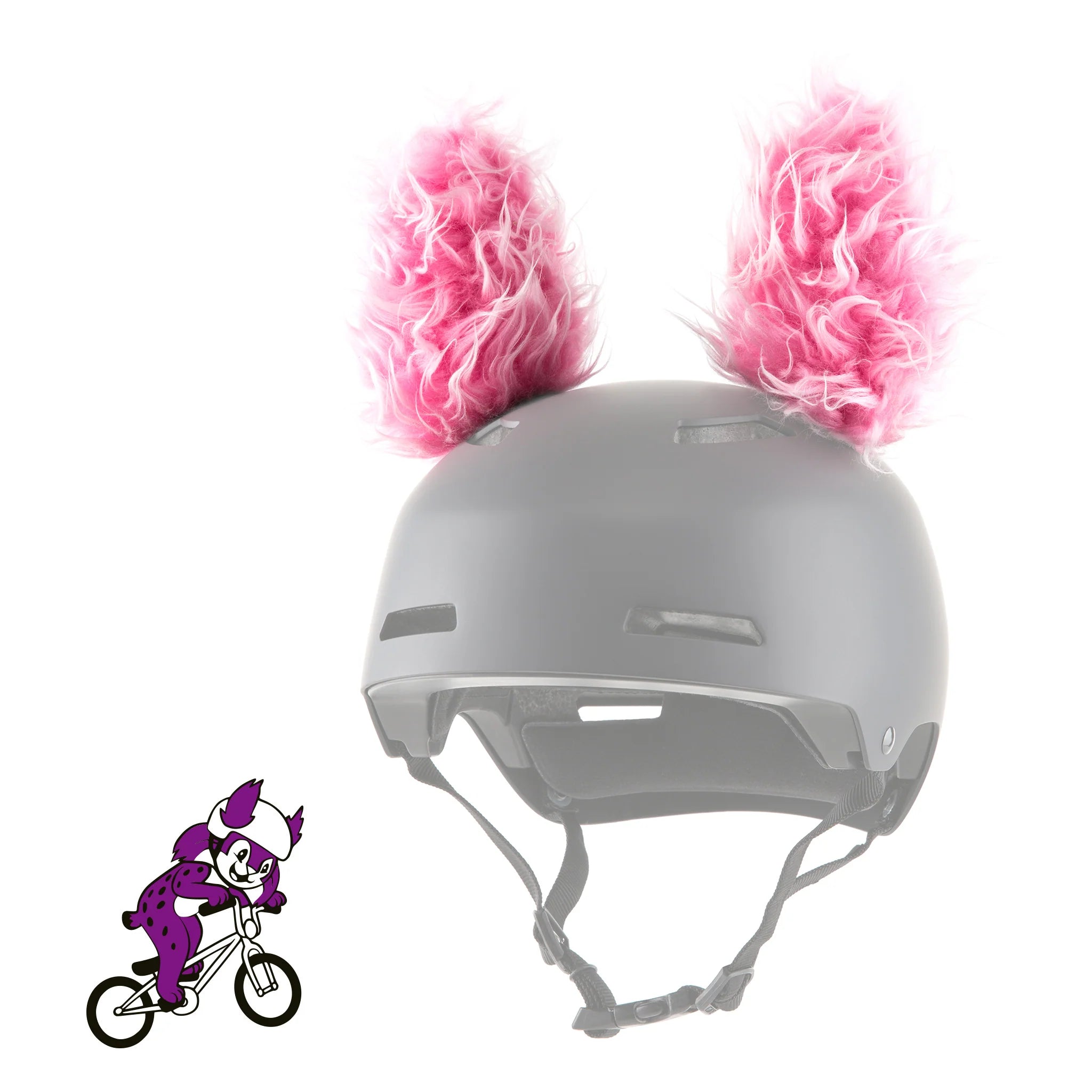 Parawild Attachable Helmet Accessories-Feli the Lynx Pink-Killington Sports