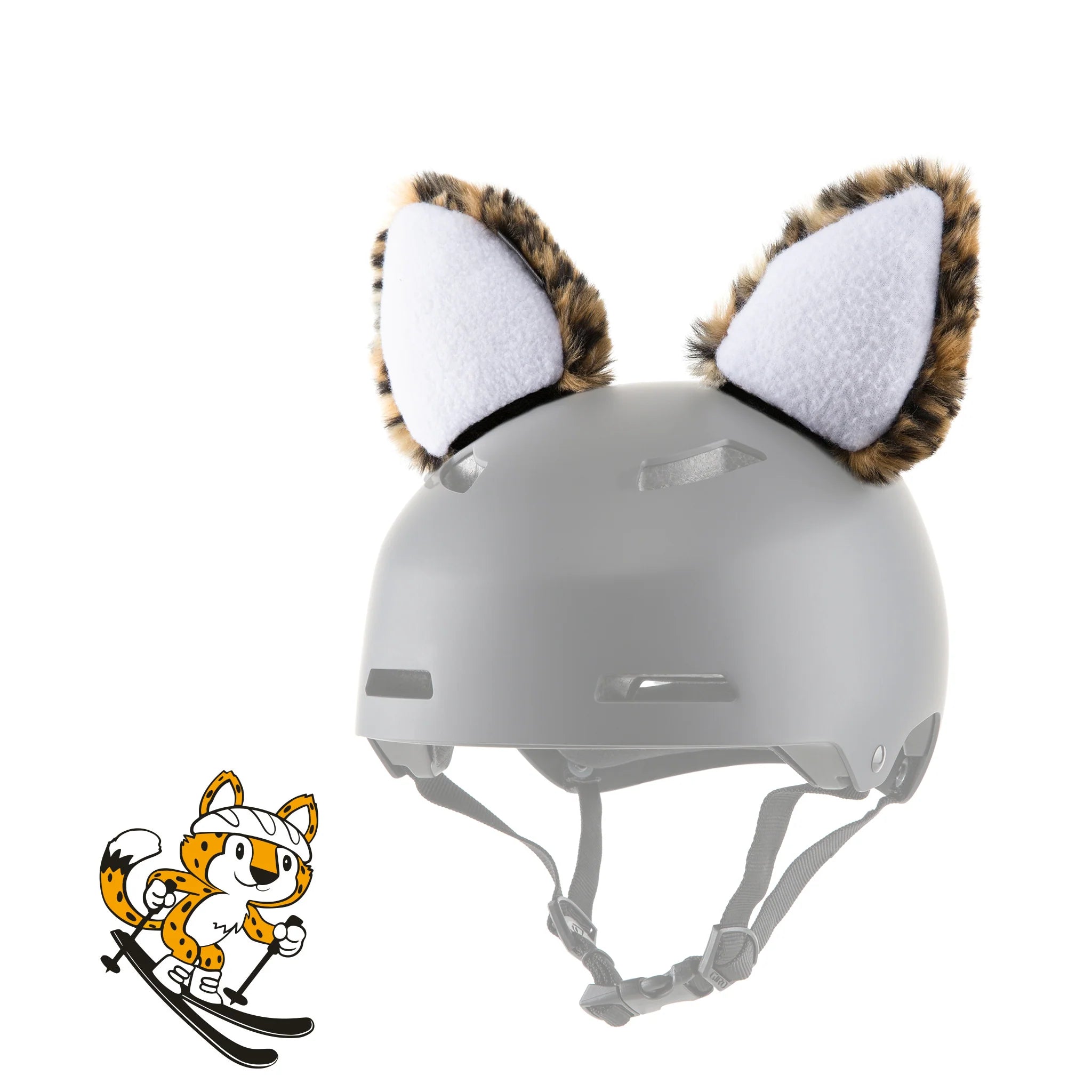 Parawild Attachable Helmet Accessories-Leopold the Leopard-Killington Sports