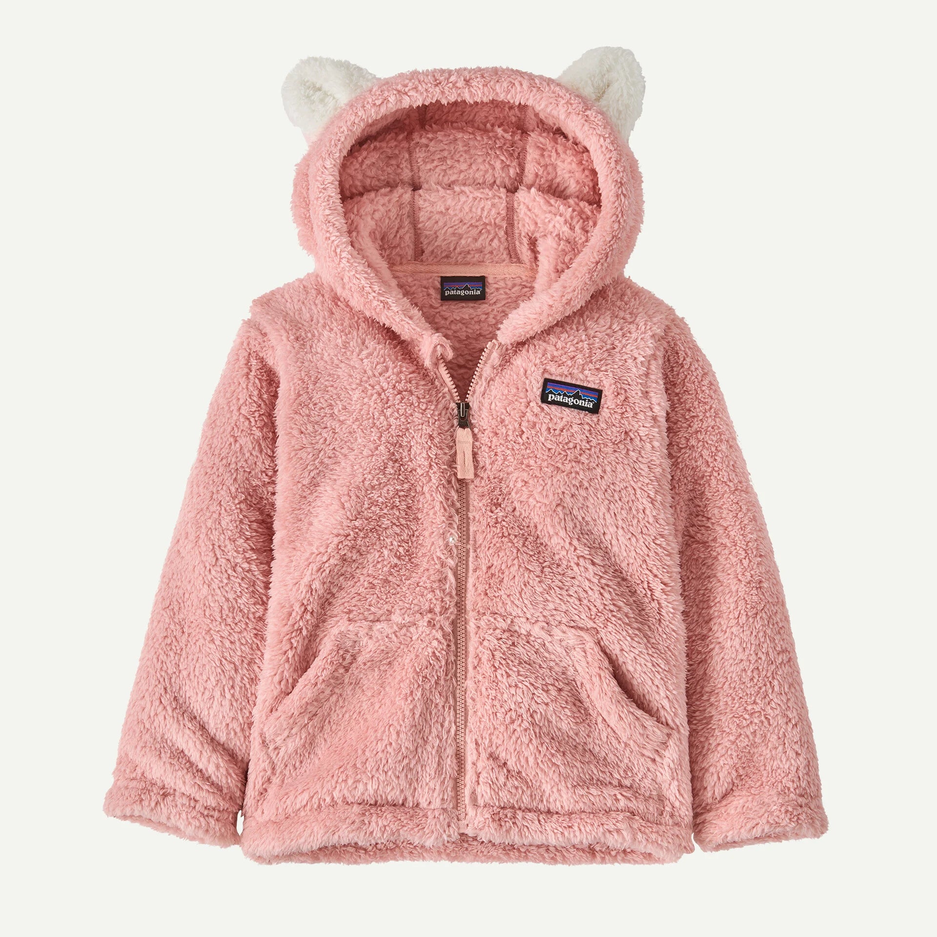 Patagonia Baby Furry Friends Fleece Hoody-Mallow Pink-Killington Sports