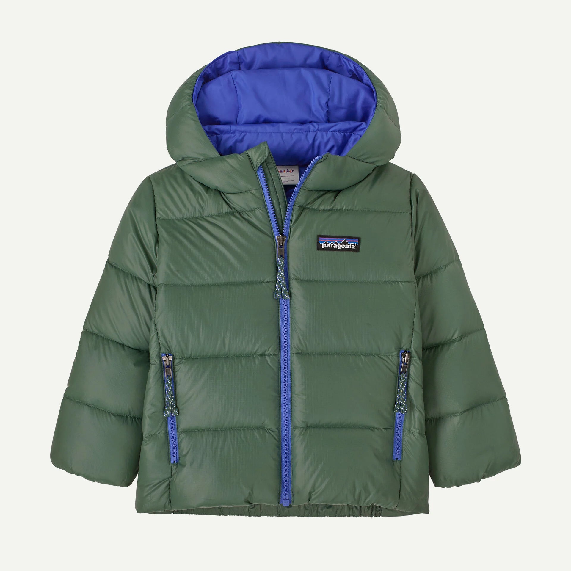 Patagonia Baby Hi-Loft Down Sweater™ Hoody-Canopy Green-Killington Sports