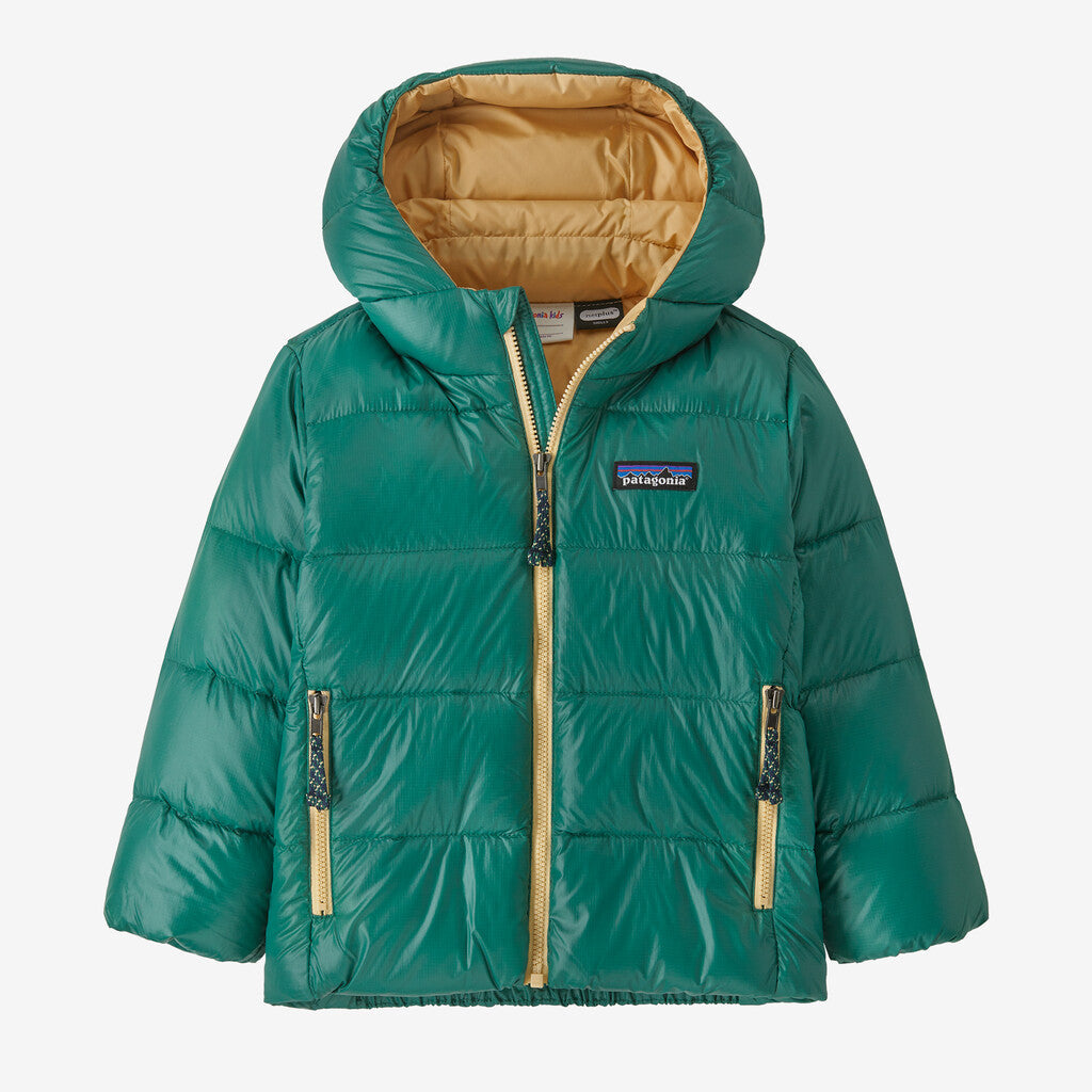 Patagonia Baby Hi-Loft Down Sweater™ Hoody-Conifer Green-Killington Sports