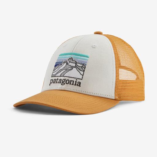 Patagonia Line Logo Ridge LoPro Trucker Hat-White/Dried Mango-Killington Sports