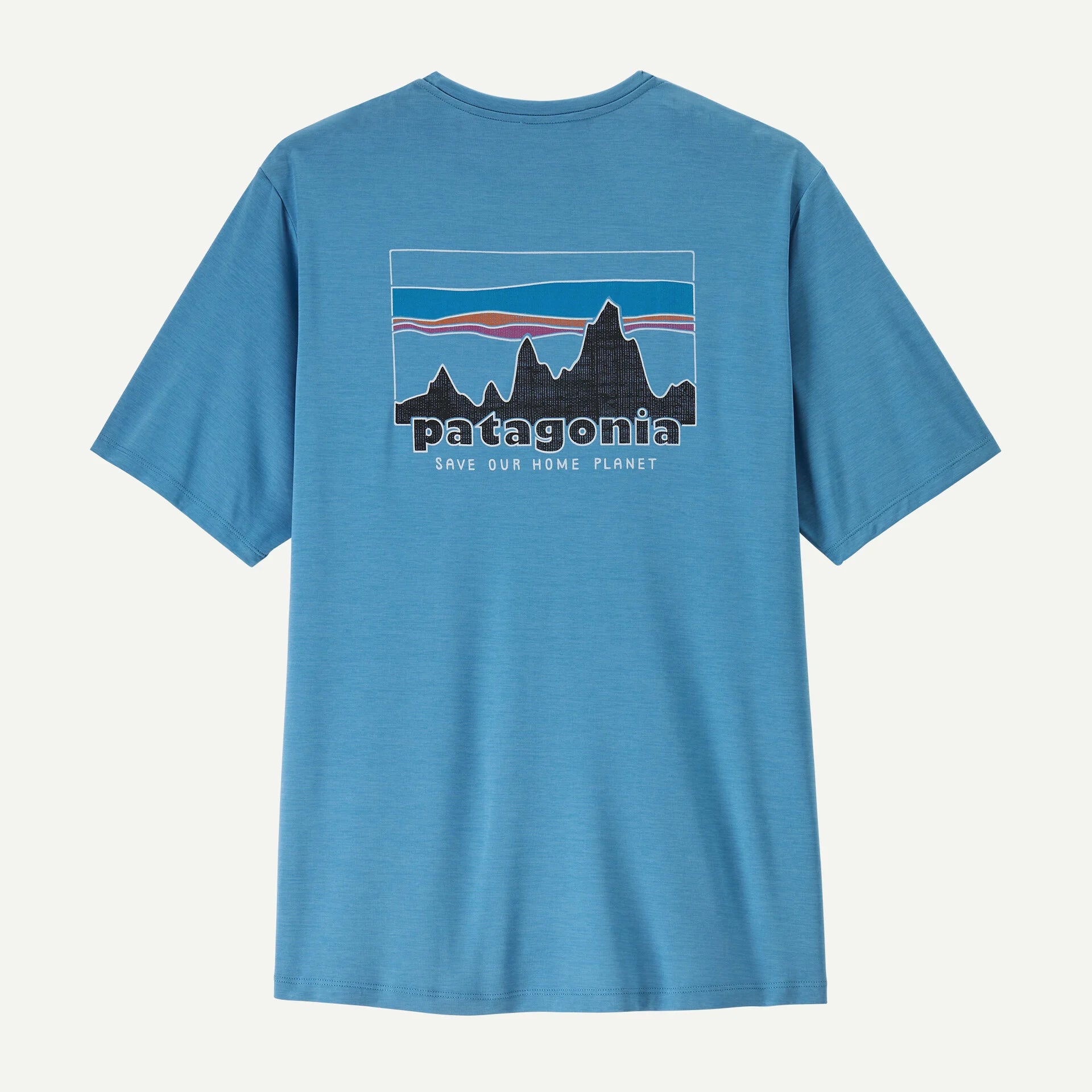 Patagonia Men's Capilene® Cool Daily Shirt - '73 Skyline-Shore Blue - Light Shore Blue X-Dye-Killington Sports