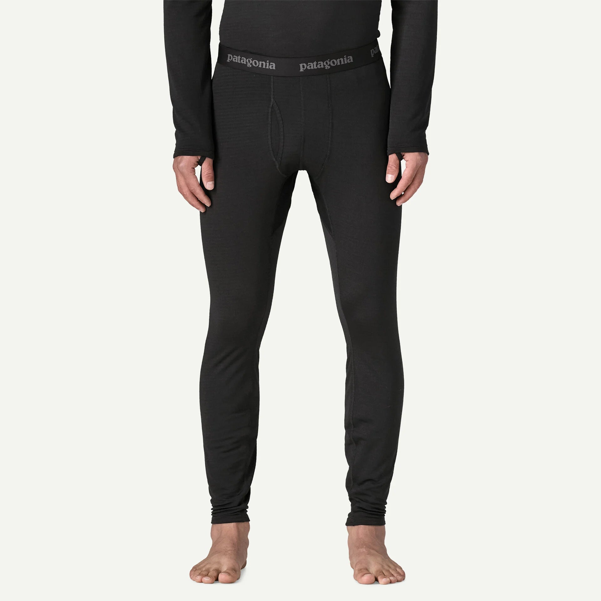 Patagonia Men's Capilene® Thermal Weight Bottoms-Black-Killington Sports