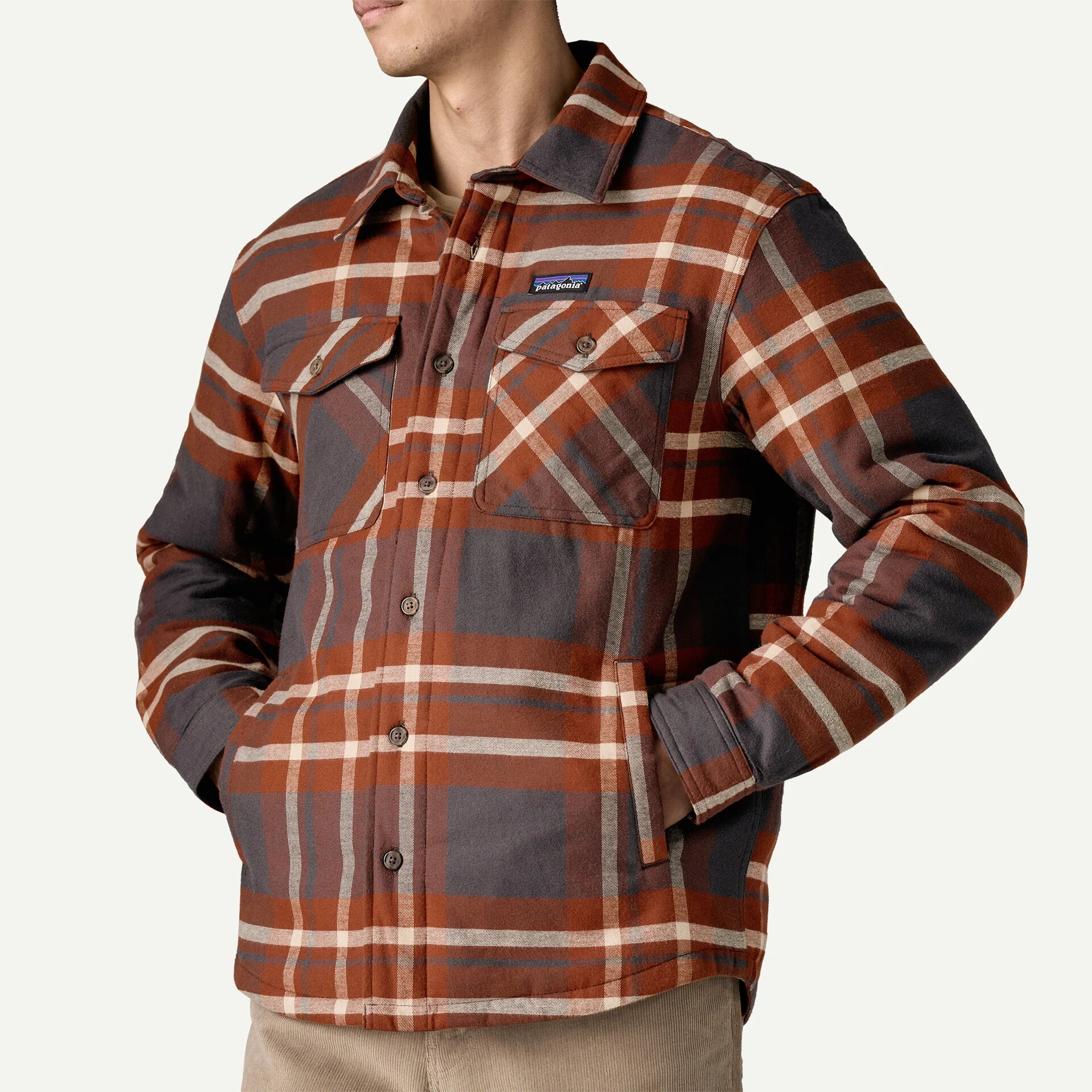 Patagonia Men's Lightweight Insulated Fjord Flannel Shirt-Killington Sports
