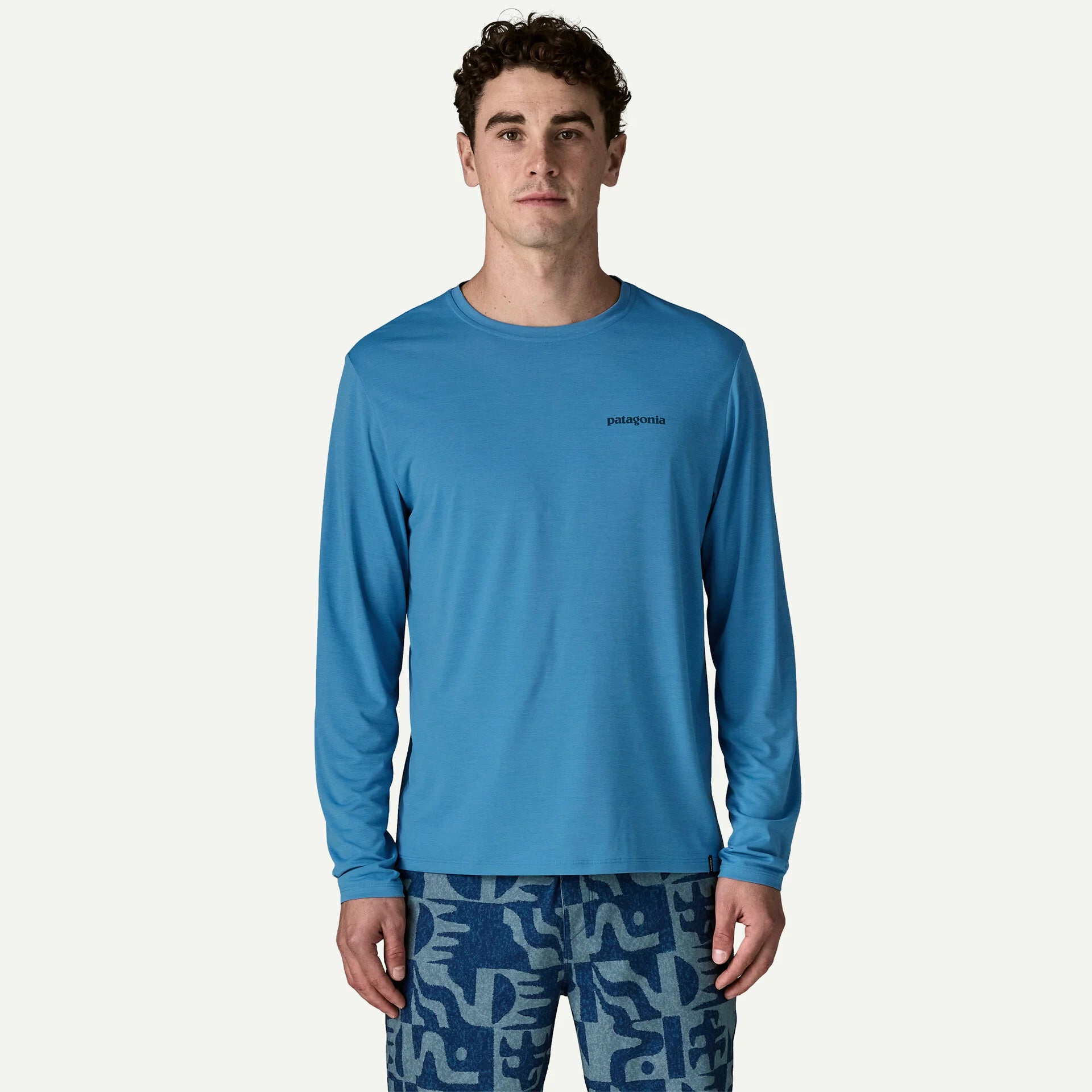 Patagonia Men's Long-Sleeved Capilene® Cool Daily Shirt - Boardshort Logo-Killington Sports