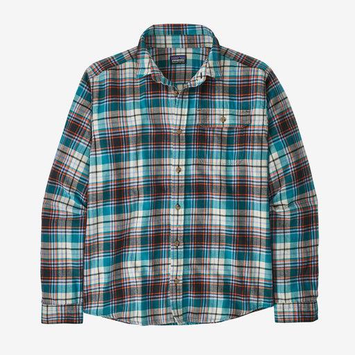 Patagonia Men's Long-Sleeved Lightweight Fjord Flannel Shirt-Lavas: Belay Blue-Killington Sports