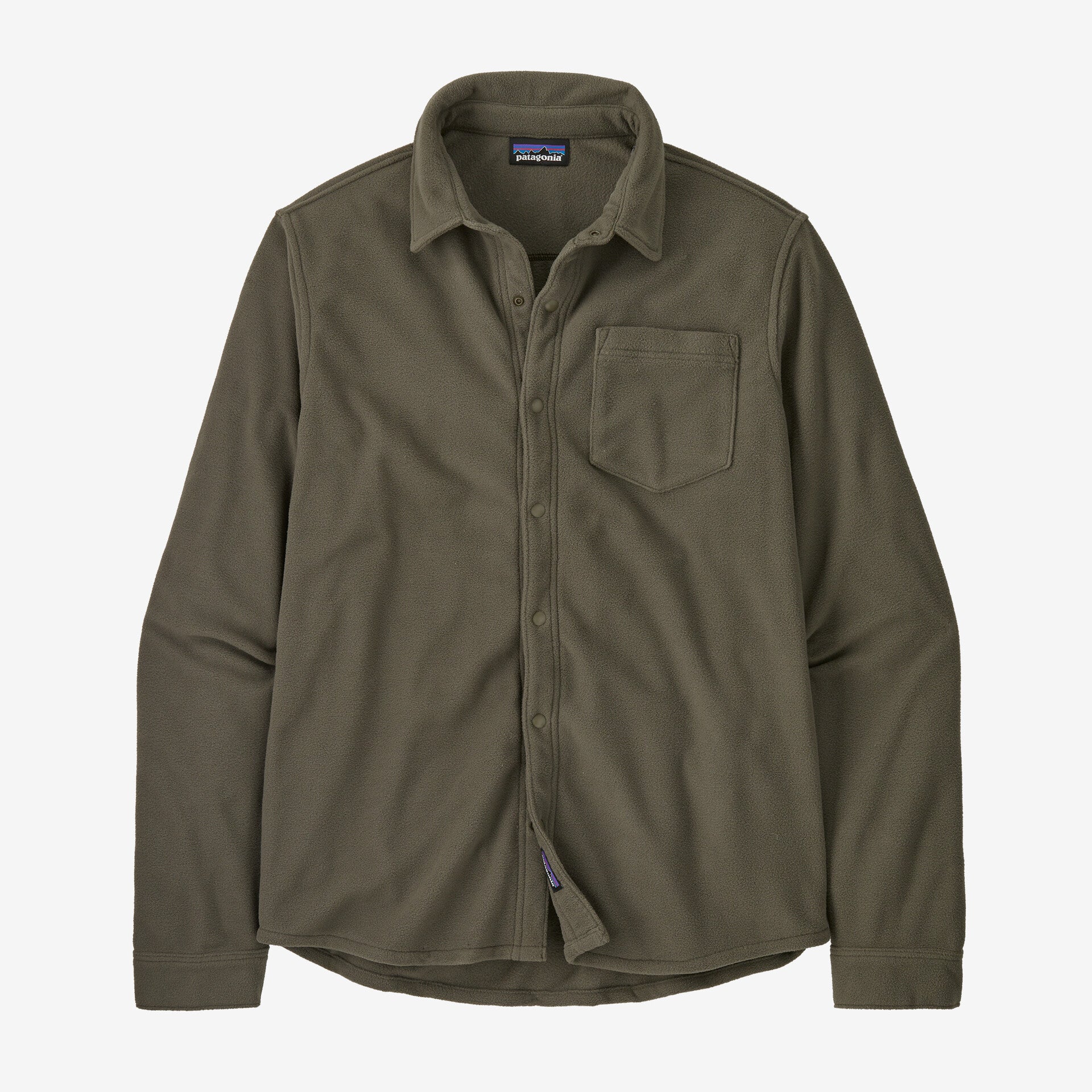 Patagonia Men's Micro D Shirt-Basin Green-Killington Sports