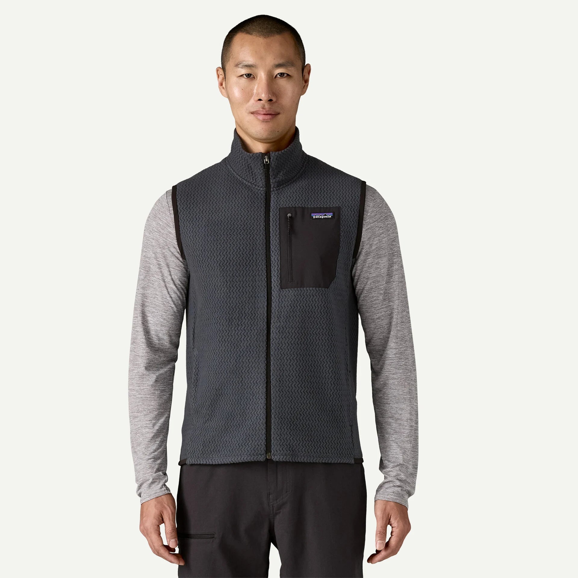 Patagonia Men's R1® Air Fleece Vest-Smolder Blue-Killington Sports