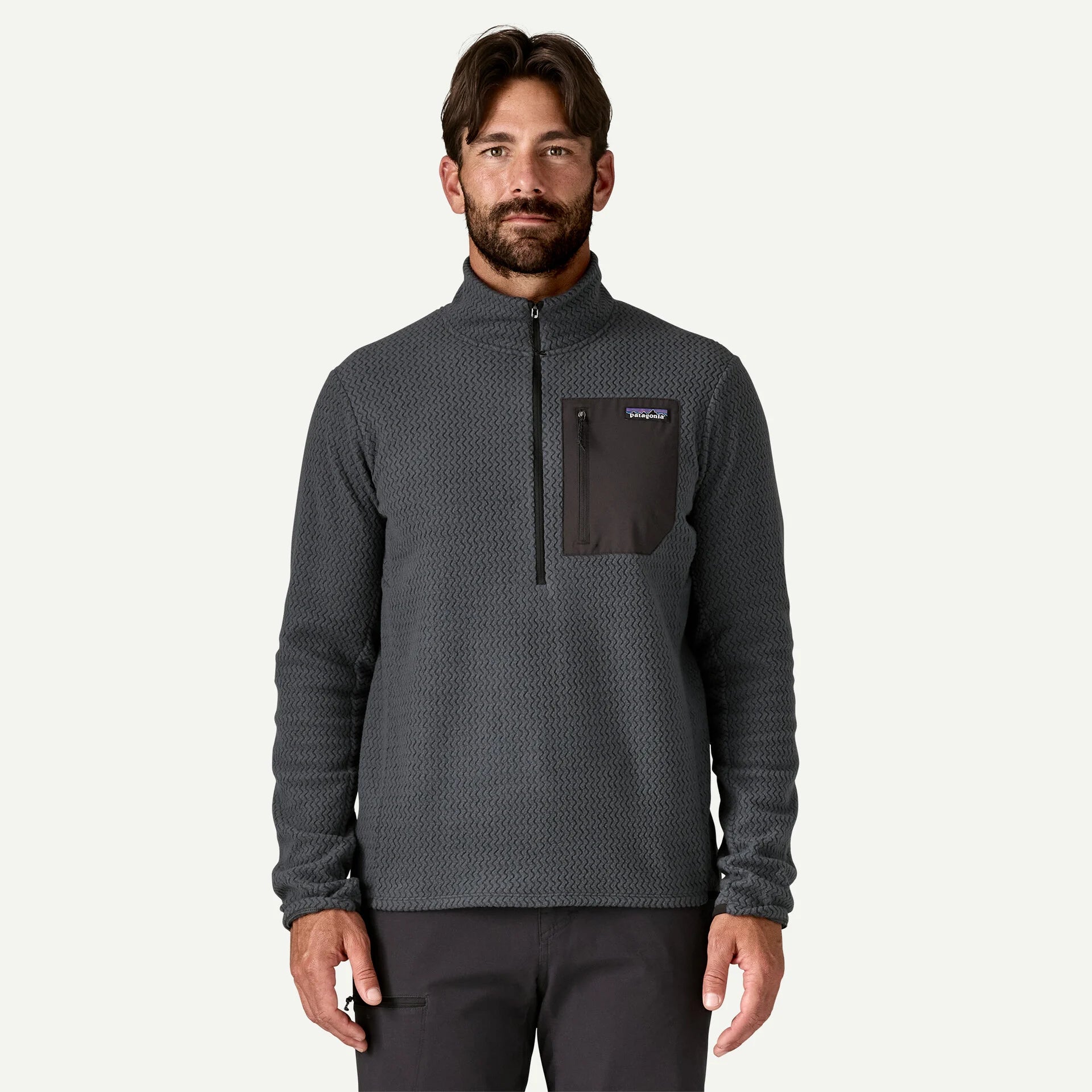 Patagonia Men's R1® Air Zip-Neck-Smolder Blue-Killington Sports